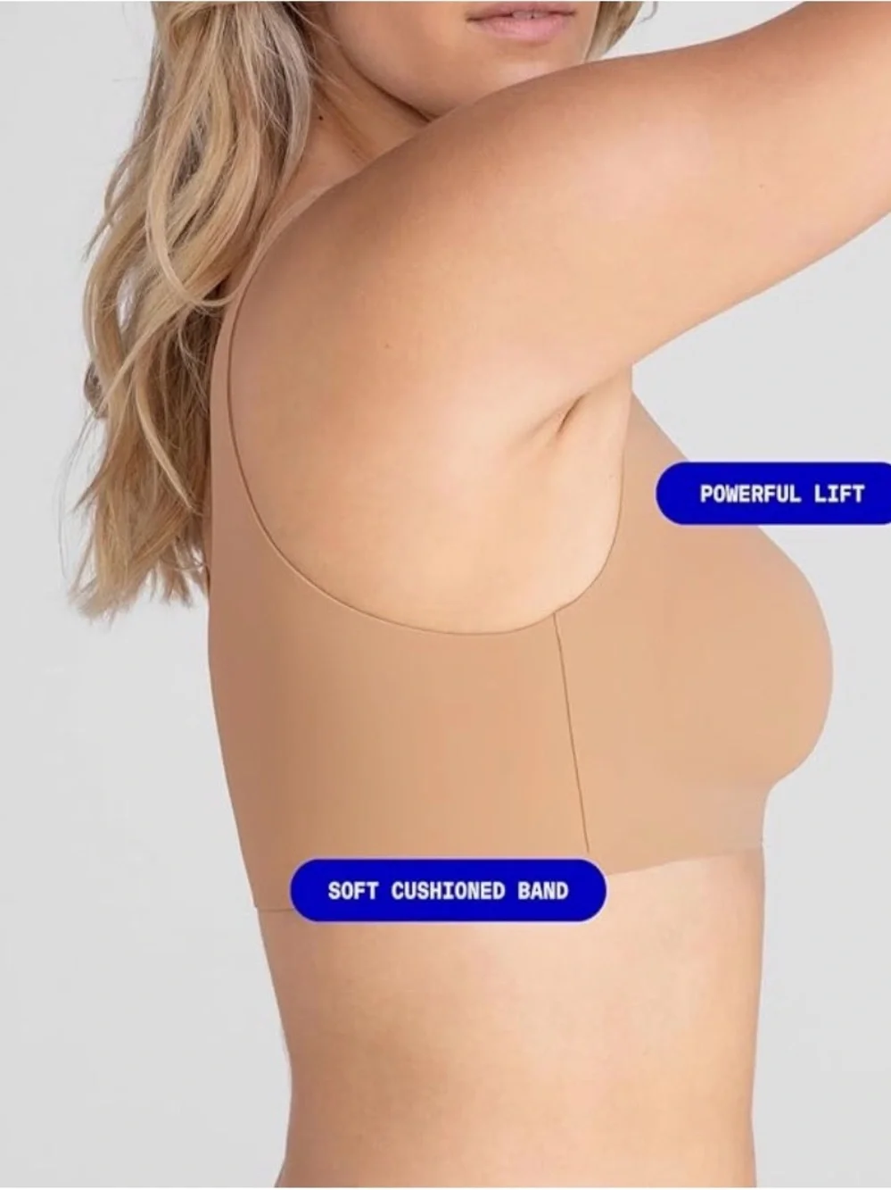 HoneyLove Softform Wireless Bra Color Sand - Picture 2 of 7